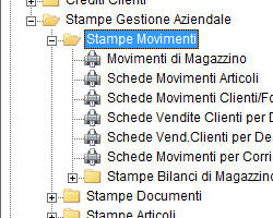 Stampe magazzino